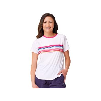 Krimson Klover Tori Short Sleeve Sunshirt - Women's Multi Stripe Small S24601-942-S