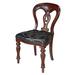 Design Toscano Simsbury Manor Leather Side Chair