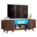 Moasis 59" Mid-Century LED Lighting TV Stand Media Console Entertainment Center for TVs up to 65 Inch