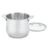 Cuisinart Contour Stainless Cookware 12 Qt. Stockpot with Cover