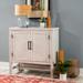 Dudley Wood 2-Door Adjustable Accent Cabinet