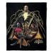 Black Adam Shazam Silk Touch Throw Blanket