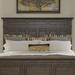 Paradise Valley Saddle Brown Panel Headboard