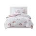 Gracie Mills Thyme Rainbow and Metallic Stars Comforter Set with Coordinating Bed Sheets