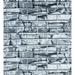 Dundee Deco White Grey Wood Bricks PE Foam 3D Wall Panels, Decorative Wall Paneling