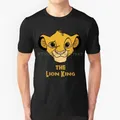 Homme Pas Cher T Shirt Simba Visage Hommes Marine Heather T Shirt Manches Courtes Casual Anime Tee