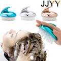 JJYY – brosse de Massage du cuir chevelu en Silicone tête shampoing lavage des cheveux peigne