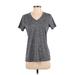 Under Armour Short Sleeve T-Shirt: Gray Tops - Women's Size Small