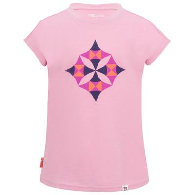 Trollkids - Girl's Sandefjord T - Merinoshirt Gr 176 rosa