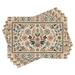 Ambesonne Ethnic Table Runner & Placemats Placemat 4 pcs + Runner 16"x72" Sage Green Caramel Beige in Blue/Brown/Green | 90 W x 14 D in | Wayfair