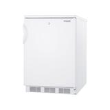 Accucold FF6LW7 23 5/8" W Undercounter Refrigerator w/ (1) Section & (1) Door, 115v, White