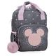 Joumma Disney Mickey Studs Schulrucksack, Schwarz, 23 x 28 x 10 cm, Polyester, 6,44 l, Schwarz, Schulrucksack