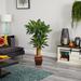 Alcott Hill® 43" Artificial Foliage Plant in Decorative Vase Silk/Wood/Plastic in Brown | 49" | Wayfair ECBB5686C7414831A0E02A248DD0AD94