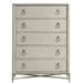 Birch Lane™ Regan 5 Drawer Chest Wood/Metal in Brown | Wayfair D1ADFE6C12424C13BA425A0EA035B6B3