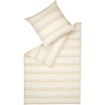 Bettwäsche ESPRIT "Adrien", rosa, B/L: 140cm x 200cm, , Chambray, B/L: 70cm x 90cm, Chambray, Obermaterial: 100% Baumwolle, Bettwäsche, mehrfarbige Querstreifen Image