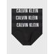 Hipster CALVIN KLEIN UNDERWEAR "HIP BRIEF 3PK" Gr. M (50), 3 St., schwarz (black, black, black) Herren Unterhosen Herrenwäsche