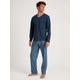 Pyjama CALIDA "Relax Streamline" Gr. M (50), blau (insignia blue) Herren Homewear-Sets Pyjamas