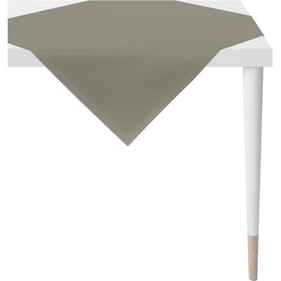 Mitteldecke APELT "3900 Uni / OUTDOOR, Sommerdeko, Sommer", grau (dunkelgrau), B:85cm L:85cm, Polyacryl, Tischdecken, mit Fleckschutz Image