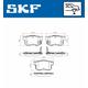 SKF Bremsbelagsatz, Scheibenbremse Hinten Rechts Links für SUZUKI SX4 1.6 Sx4 / Classic 1.5 VVT 4x4 1.9 DDiS Swift III DDIS 2.0 (RW415, RW416,