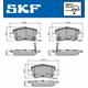 SKF Bremsbelagsatz, Scheibenbremse Hinten Rechts Links für TOYOTA Corolla 1.4 VVT-i D-4D Auris 2.2 D 2.0 1.6 Dual VVTi 1.33 Dual-VVTi 1.8 Hybrid