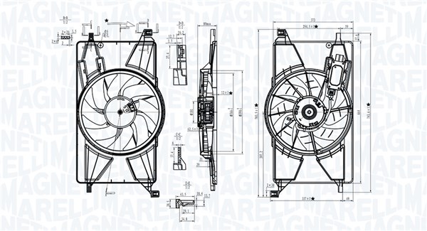 MAGNETI MARELLI Lüfter, Motorkühlung 069422834010 für Ford Image