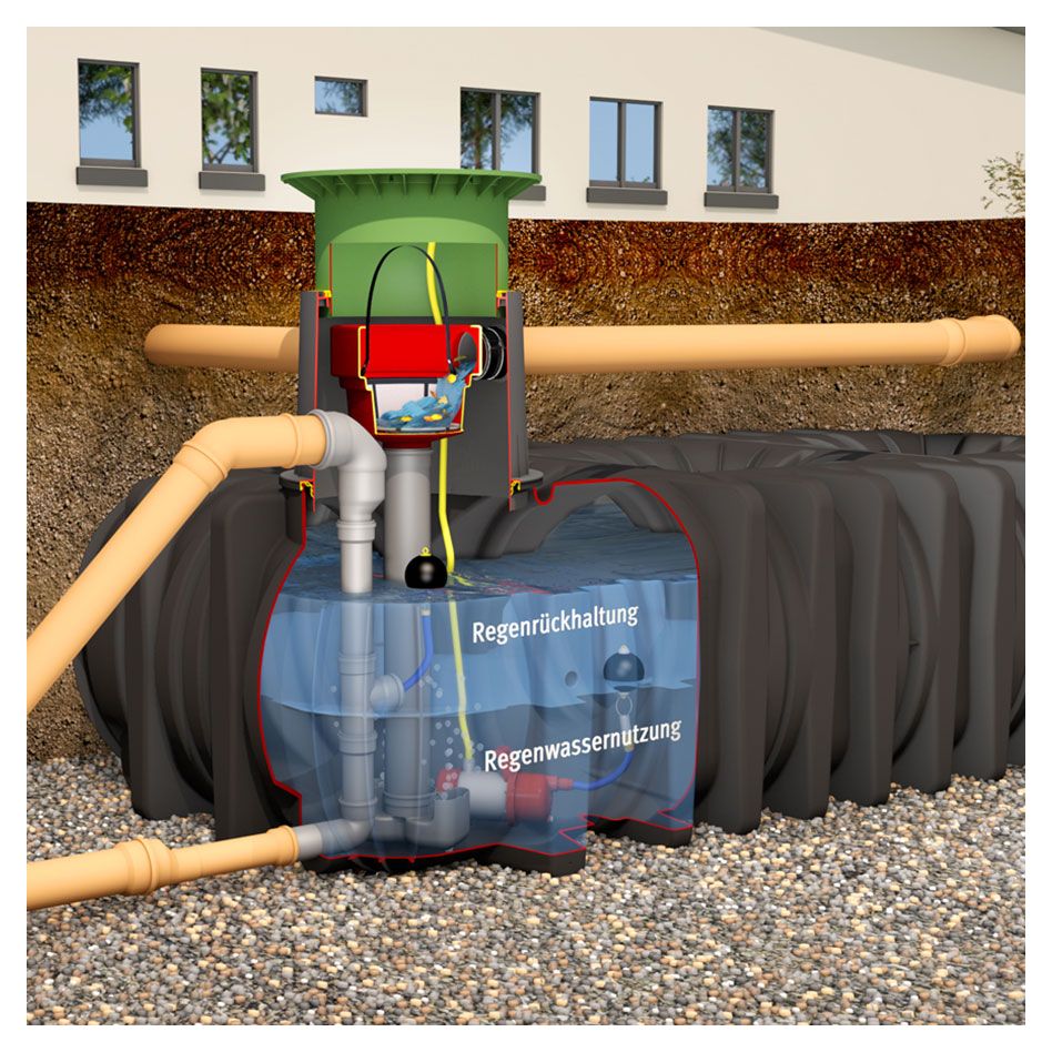 GRAF Flachtank Retentionszisterne Platin XXL Plus, 20000 L Image