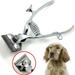 Luckymimi Traditional Type Manual Steel Pet Dog Grooming Clipper Men Hair Trimmer Cutter Silver