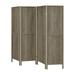 Red Barrel Studio® Gulzat 69.1" W x 70.75" H 4 - Panel Folding Room Divider Wood in Brown | 70.75 H x 69.1 W x 1.15 D in | Wayfair