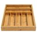 Hokku Designs Pinehurst 2" H x 20" W x 17.5" D Flatware & Kitchen Utensil Drawer Organizer Bamboo in Brown | 2 H x 20 W x 17.5 D in | Wayfair