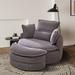 Accent Chair - Latitude Run® Arimantas 38" Wide Corduroy in Black/Brown | 31 H x 38 W x 52 D in | Wayfair 765BCF4D02104232AFD6646F2F79D4B5