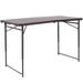 Arlmont & Co. Selvinaz 48.25 Folding Table | 23.5 H x 48.25 W x 29.5 D in | Wayfair C56011E5C8F54DEF99B357704E523C7C