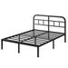 Ebern Designs Kynnleigh Metal Spindle Bed Frame Metal in Black | King | Wayfair CECB404C22AE4A94B6829F88BAED59E1