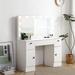 Latitude Run® Angenie Vanity in White | Wayfair 759D2BC1F1F94AFA8972464069CAAACB