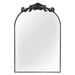 Fleur De Lis Living Stonington Metal Arch Wall Mirror Metal in White/Black | 36 H x 24 W x 1 D in | Wayfair 6CEEC3F624BE44C78F2D4A85C12C2B47