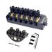 ALSLIAO High quality 6 String Saddle Electric Guitar Headless Fixed Bridge Tailpiece Nut D