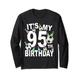 Lustige Mütze mit Aufschrift "It's My 95th Birthday", Fußball, 95 Jahre alt Langarmshirt