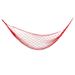 Meshy Nylon Rope Hammock Outdoor Camping Hammock Garden Swing Hammock Camping Hanging Chair (Red+Rope)