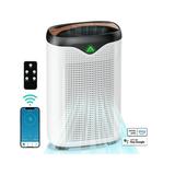 Open Box FAMREE Smart HEPA Air Purifier for Home Large Room WiFi APP Alexa FA500 - White