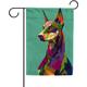 Garden Flag Double Sided Durable Yard Flag Watercolor Doberman Fade Resistant Seasonal Flags Suitable for Outdoor Home Lawn Patio Porch Decorative 28x40 Inch Yard Flags