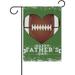 GZHJMY Cooper Girl Love Heart Shape Football Father s Day Garden Flag Yard Banner Polyester for Home Flower Pot Outdoor Decor 12X18 Inch Yard Flags