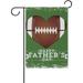 GZHJMY Cooper Girl Love Heart Shape Football Father s Day Garden Flag Yard Banner Polyester for Home Flower Pot Outdoor Decor 28X40 Inch Yard Flags