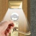 Surpdew Smart Led Cabinet Lock Lightï¼ŒKey Induction & Sensor Night Lamp For Secure Entry Gold