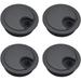 Computer Grommet 60mm 4pcs Metal Cable Grommet Desk Table Grommet Cable Computer Desk Cable Hole Cover for Management of Office and Computer Desk Wires - Brushed