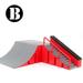 Kiplyki Skate Parks Kit Ramp Parts for Finger Skateboard Fingerboard Ramp Skate Parks