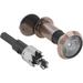 Door Viewer Peephole 200 Degree Zinc Alloy with 16mm/0.63inch Drill Bit for 1-1/2 to 2-3/8 Doors (Brushed Antique Copper 1x Peephole Set + Drill Bit)