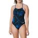 Speedo Women s Reflected One Back One-Piece Swimsuit (Speedo Blue 26)