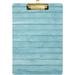 Acrylic Clipboard Blue Wood A4 Letter Size Clipboards for Students Kids Officers Workers Silver Clip Size 12.5 x 9 Inches Whiteboard Clipboards