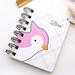 Lloopyting Notebook Sticky Notes Cute Daily Planner Portable Mini Coil Notebook Journal Diary Pocket Notepad Office Supplies School Supplies 11*9*4cm