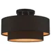 Alder & Ore Ashton Double Drum Semi Flushmount Light