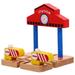 Child Playsets Toys for Children Train Track Station Platform Kids Pretend Model Wood